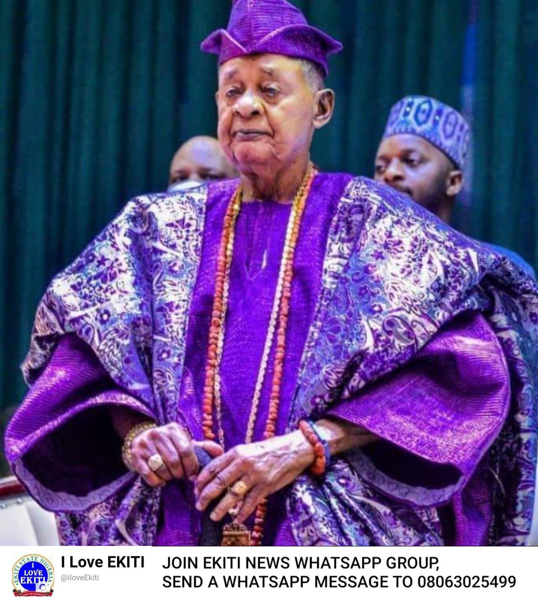 iLoveEKITI's tweet photo. BREAKING NEWS.
ALAAFIN OF OYO DIED IN AN EKITI HOSPITAL

 OYO MONACH &amp; a foremost Traditional Ruler in Nigeria is Gone. A prominent Traditional Ruler in Nigeria , Alaafin of Oyo Oba Lamidi Adeyemi III is dead. 

He died in d late hours of Friday @ d ABUAD Hospital, Ado Ekiti. https://t.co/nnuHmImjKE