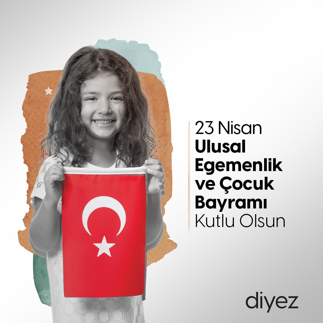 23 Nisan Ulusal Egemenlik ve Çocuk Bayramı Kutlu Olsun. 
#çocukbayramı #23nisan