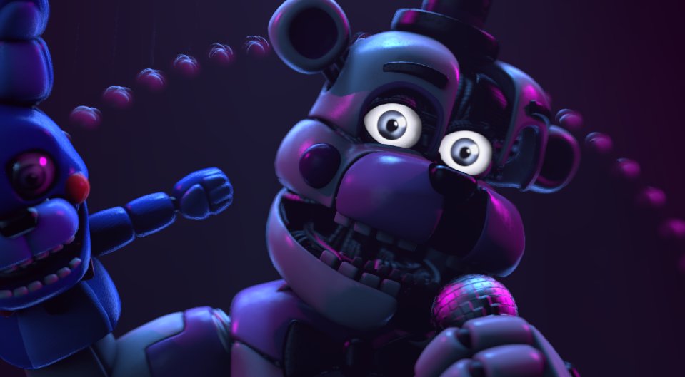 JIXsfm_Official's tweet photo. Got a new lighting style since I have been gone #fnaf #fnafwip #fnafposter https://t.co/GHfhywpuzO