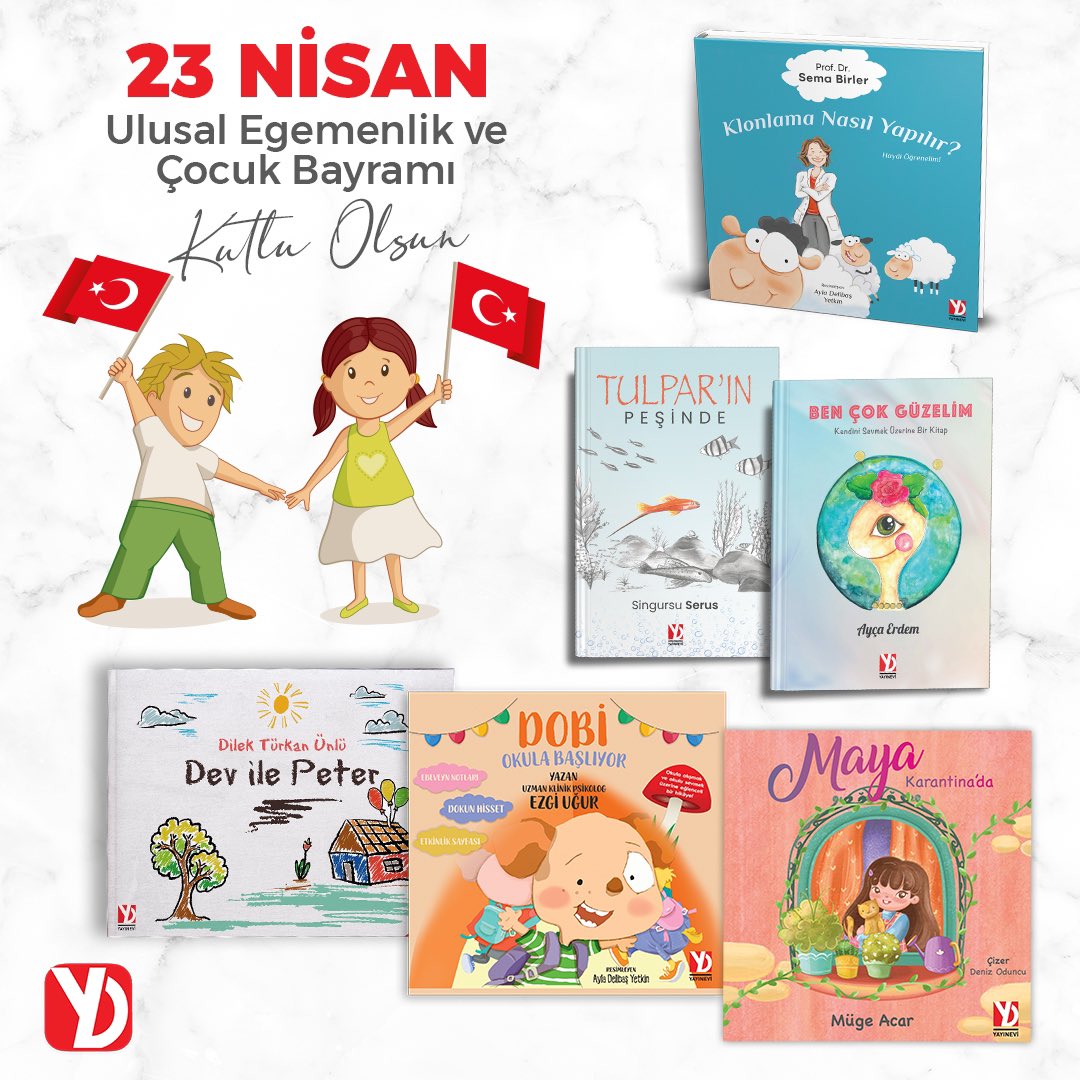 23 Nisan Ulusal Egemenlik ve Çocuk Bayramımız kutlu olsun! 🇹🇷

En sevdiğiniz çocuk kitabını hatırlıyor musunuz? #23NisanKutluOlsun