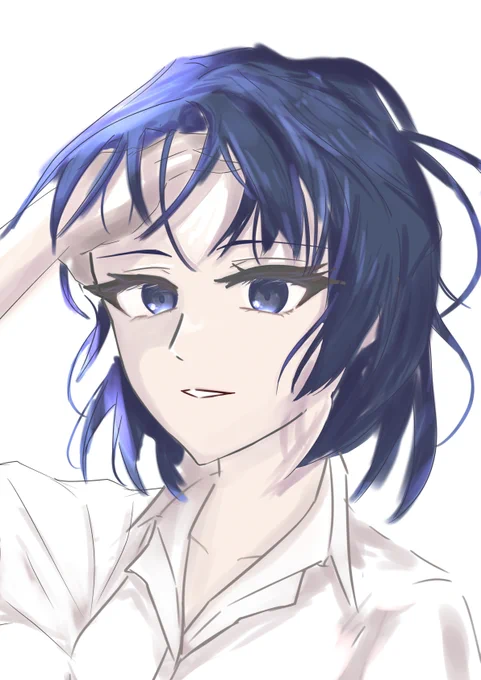 狼谷。。。#式守さん #イラスト 