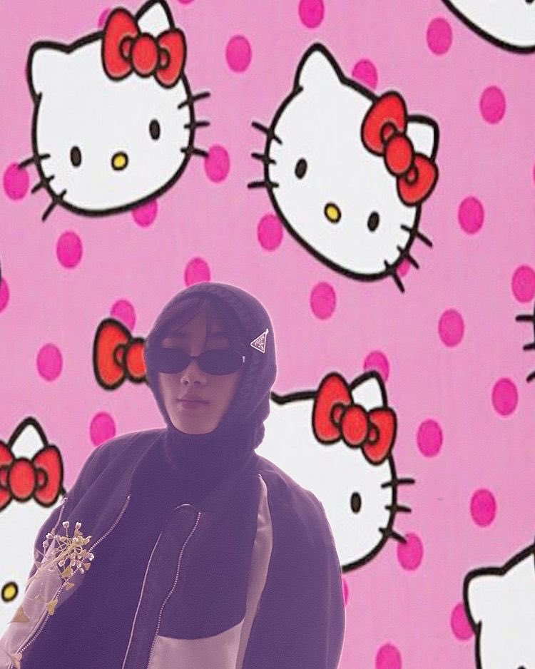 nyuserotonin's tweet photo. chanhee embracing his government assigned hello kitty lover agenda 🥰 https://t.co/b1qR0bQN7s