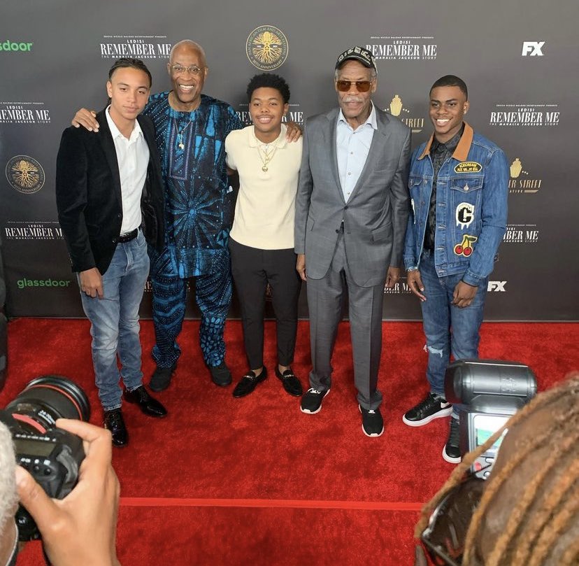 With Danny Glover and Ayuko Babu at Pan African Film Festival