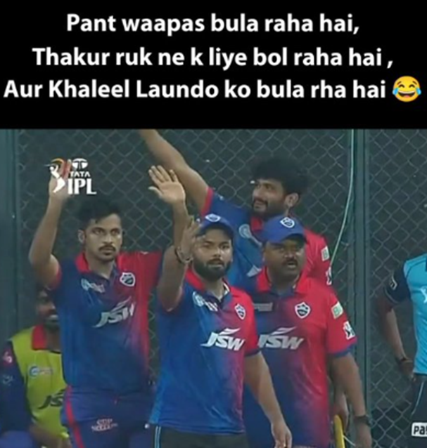 Still Can't get over this 😂😂 Powell and Kuldeep be like

#pant #RishabhPant #DelhiCapitals #RRvsDC #RR #Shardulthakur #Powell #noball #NotGoingOut