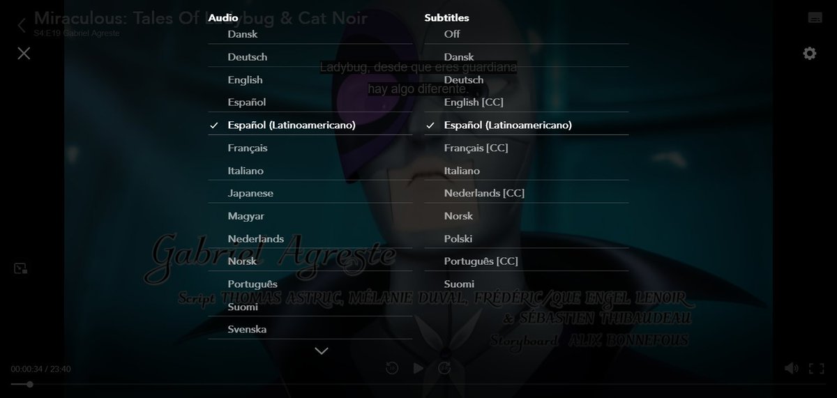 CatNoirPUR's tweet image. Ya está disponible el doblaje en español latino del episodio Gabriel Agreste de #MiraculousSeason4 en #DisneyPlus USA 🇺🇸  (incluyendo Puerto Rico 🇵🇷).
#MLBS4Spoilers #Miraculous #MiraculousLadybug 
#MLBS4Spoiler #MiraculousLadybugSeason4