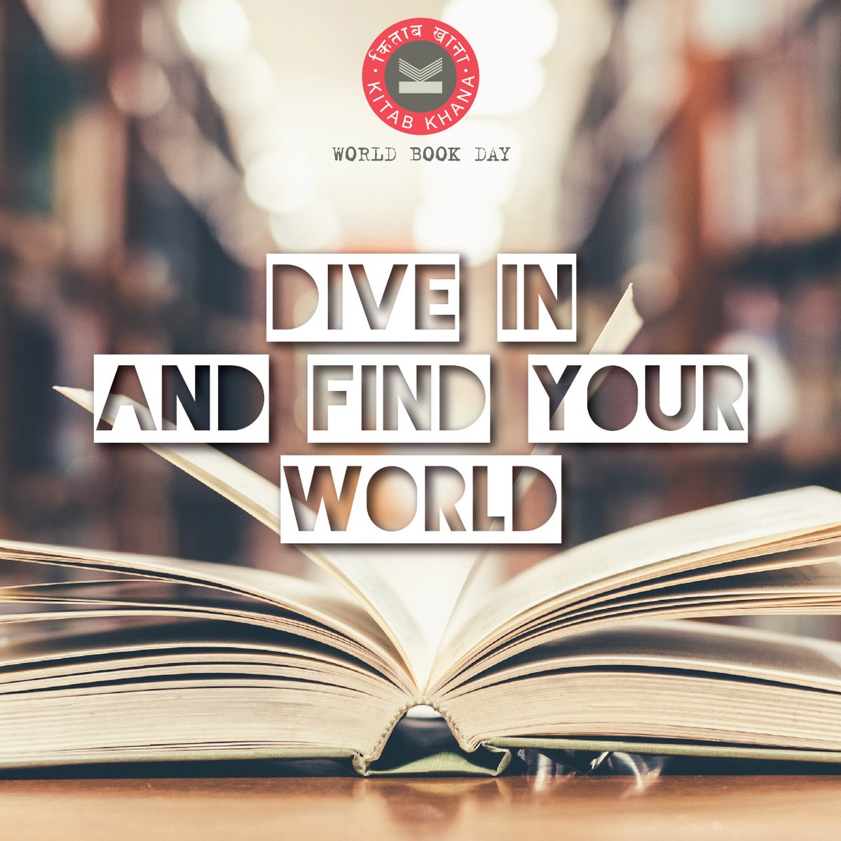 KitabKhanaBooks's tweet photo. This #WorldBookDay drop by and dive in the world of words. We look forward to seeing you!
#kitabkhana #mumbaibookstore #kitabkhanamumbai #bookstorelife #discoverreading #readersparadise #comeexplore https://t.co/FoXpvHpggC
