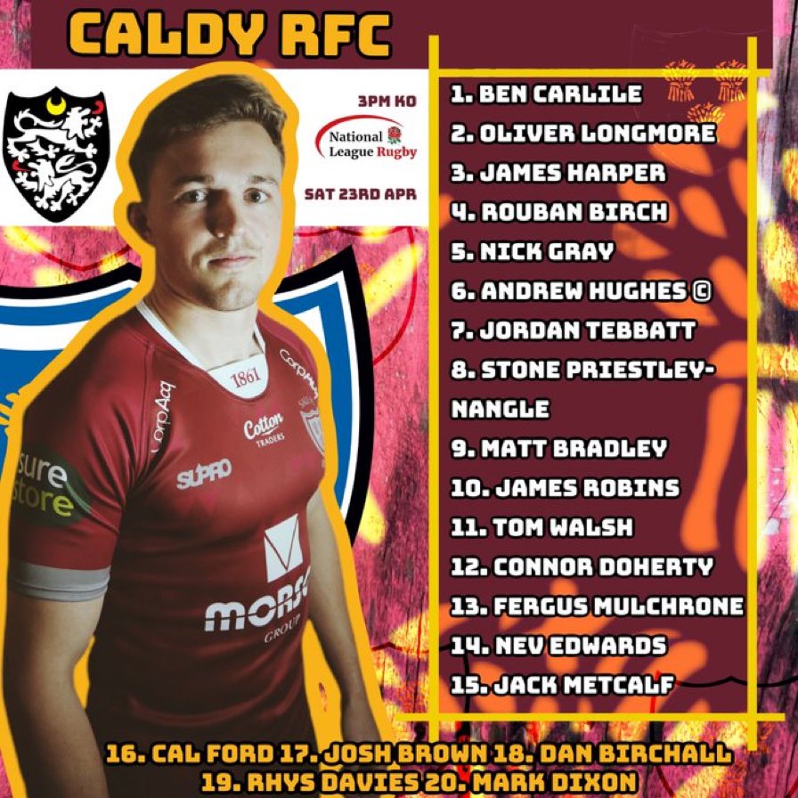 TonySheridan73's tweet photo. Massive day for @SaleFC away to @CaldyRFC for the top of the table clash for promotion. I’ll be joining masses, travelling to give the lads our support. #onesale @Natleague_rugby https://t.co/xswpXe4ltu