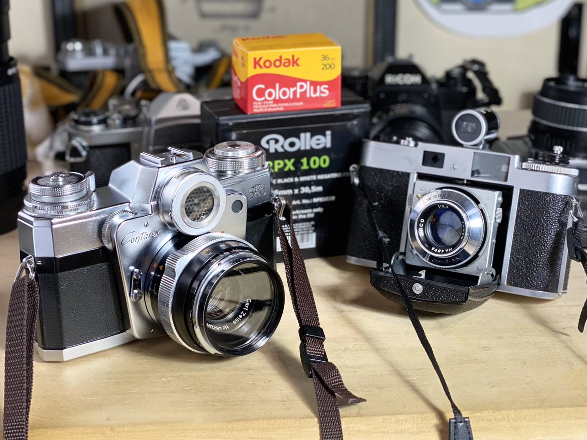 junk_came's tweet photo. ちょっと「藤」でも撮ってくるか。
久々に貴重なカラーフィルム。さあ何に入れよう🎞。アルコはモノクロいれたので、他で1番寄れるのは、迷わずMicroNIKKORなのだが、今回は標準で35mmまで寄れるPlanarコンタレックスがいいかな🤠🐢
#contarex #arco35 https://t.co/5FnIiNNLYn