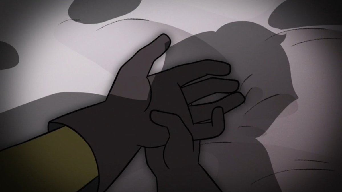 astrolavas's tweet photo. TOH SPOILERS //

the WAY HIS FUCKIN HANDS STARTED SHAKING HERE CUZ IT REMINDED HIM OF FLAPJACK......... PAIN. https://t.co/zBYOuCuF6h