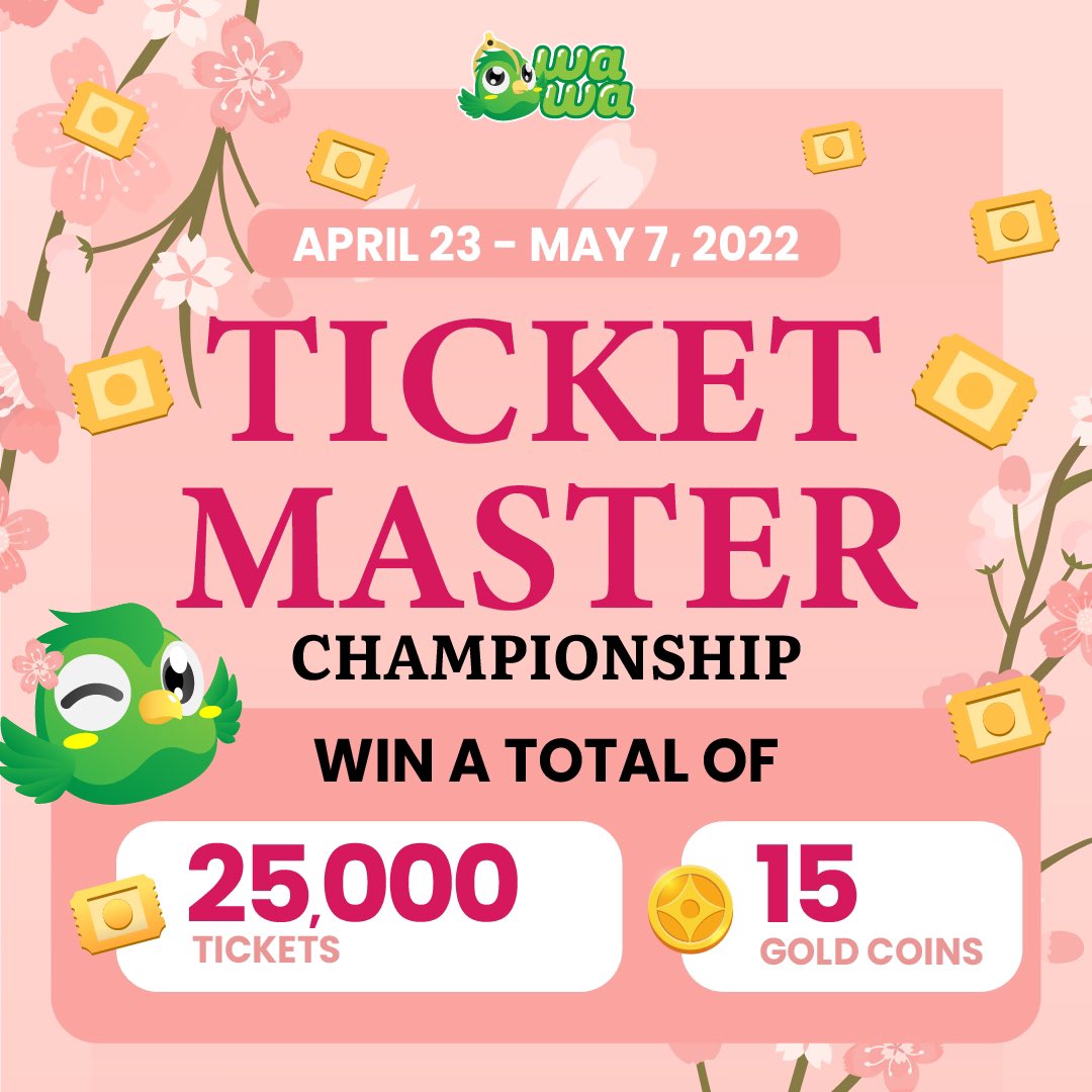 playwawagames's tweet photo. Winners are those who show up to give everything they have! Let's try to be the winners of the Ticket Master Championship and get a total of 25,000 Tickets for the Top 3 🤩
Learn more https://t.co/f73Q9bdWSe
#arcadegames #arcadetickets #ticketsforfun #fungames #arcademachine https://t.co/Z1O0dXwyt7