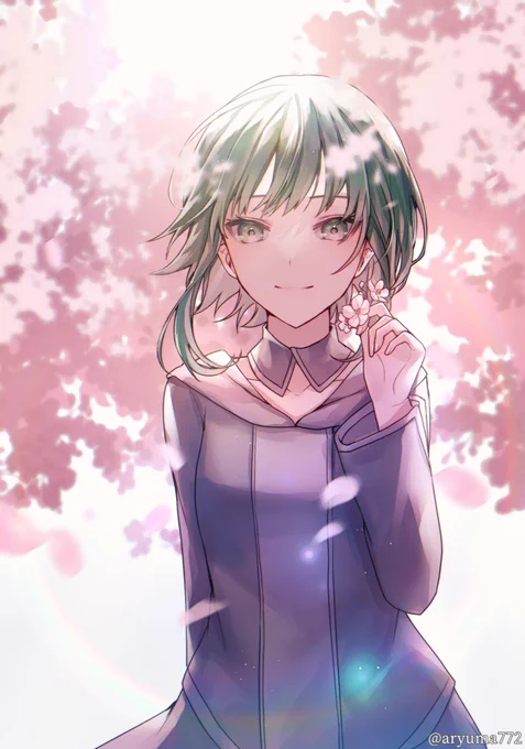 桜とネメシスさん 