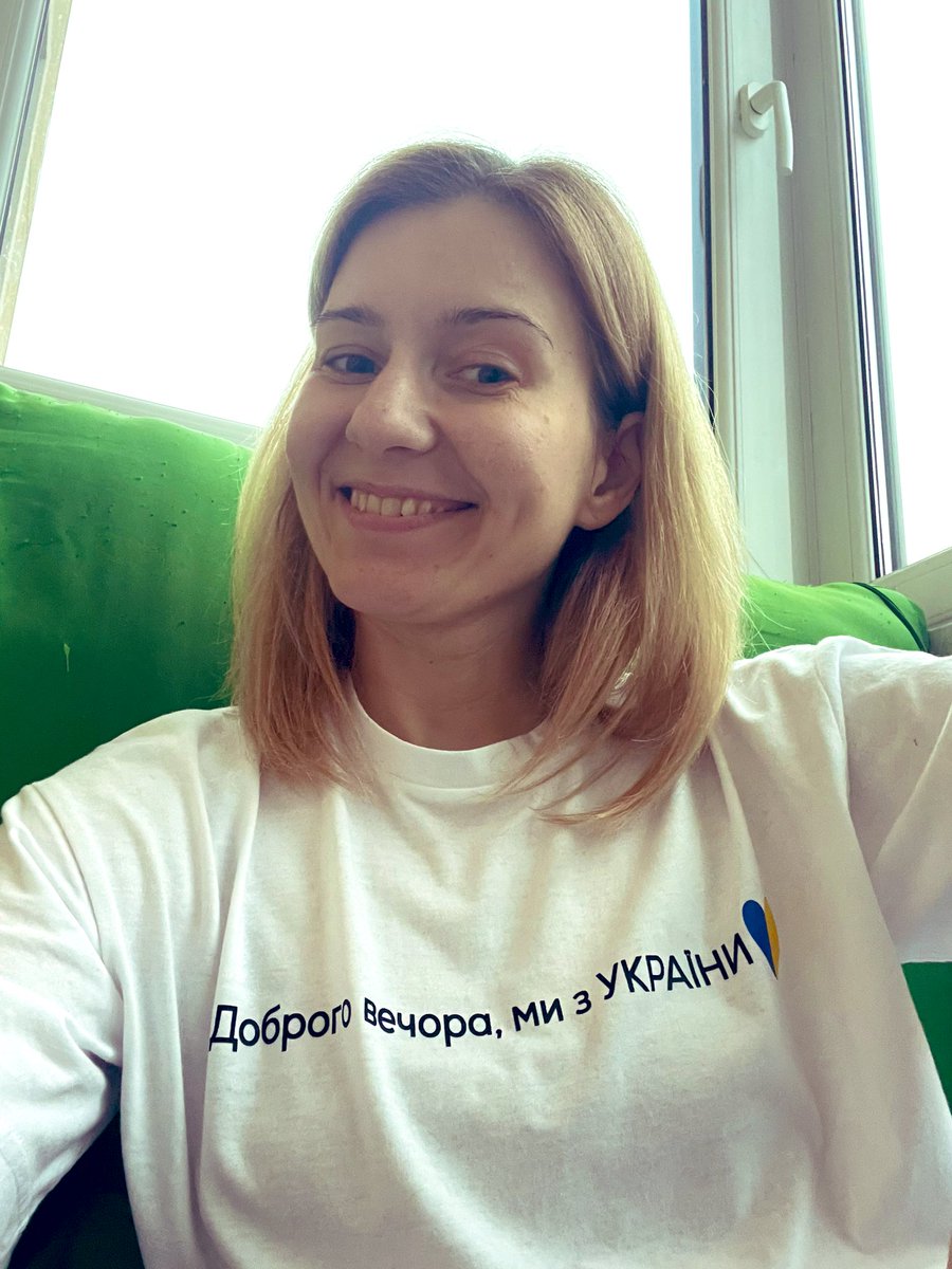 OleksandraZubal's tweet image. Good morning, I’m from Ukraine! 🇺🇦

Look who’s got a fancy t-shirt )