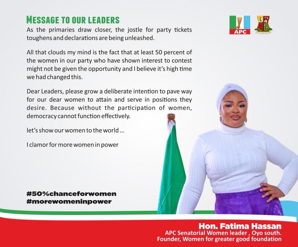 aderonkedairo's tweet photo. We advocate for more women in power. AOD supports women. We are not too small to make a difference.

#MoreWomenInPower
#AOD2023
#FunIrorunwa https://t.co/tFQ732UHs2