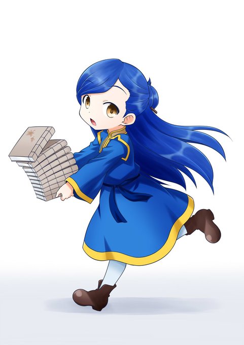 本好きの下剋上すごい好きなのに絵を描いた事無かったなあと、マスター明けにマインだけ描いた。 