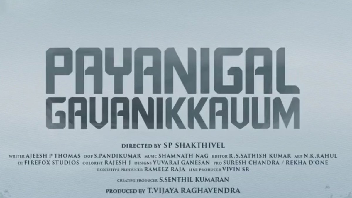 saloon_kada's tweet photo. #PayanigalGavanikkavum Trailer Today🍿

Stars : Vidharth - Karunakaran
Music : Shamanth🎵
Writer : Ajeesh P Thomas📝
DOP : PandiKumar🎬
Director : @DirSPShakthivel 

Direct OTT Premiere On April 28🔥
Tamil Remake of Molly Movie #Vikruthi https://t.co/Hv6cQAFD1l