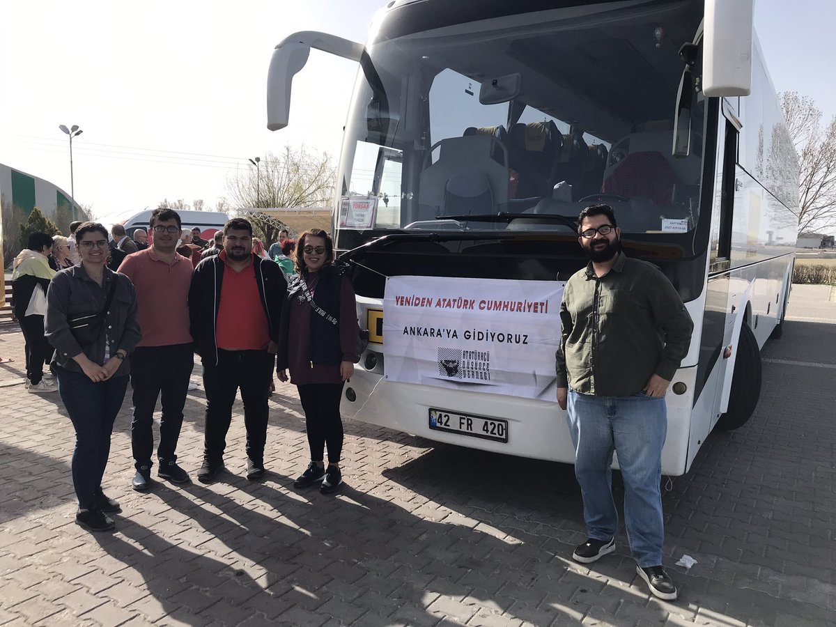 YENİDEN ATATÜRK CUMHURİYETİ İÇİN ANKARA YOLUNDAYIZ
#ankarayagidiyoruz
