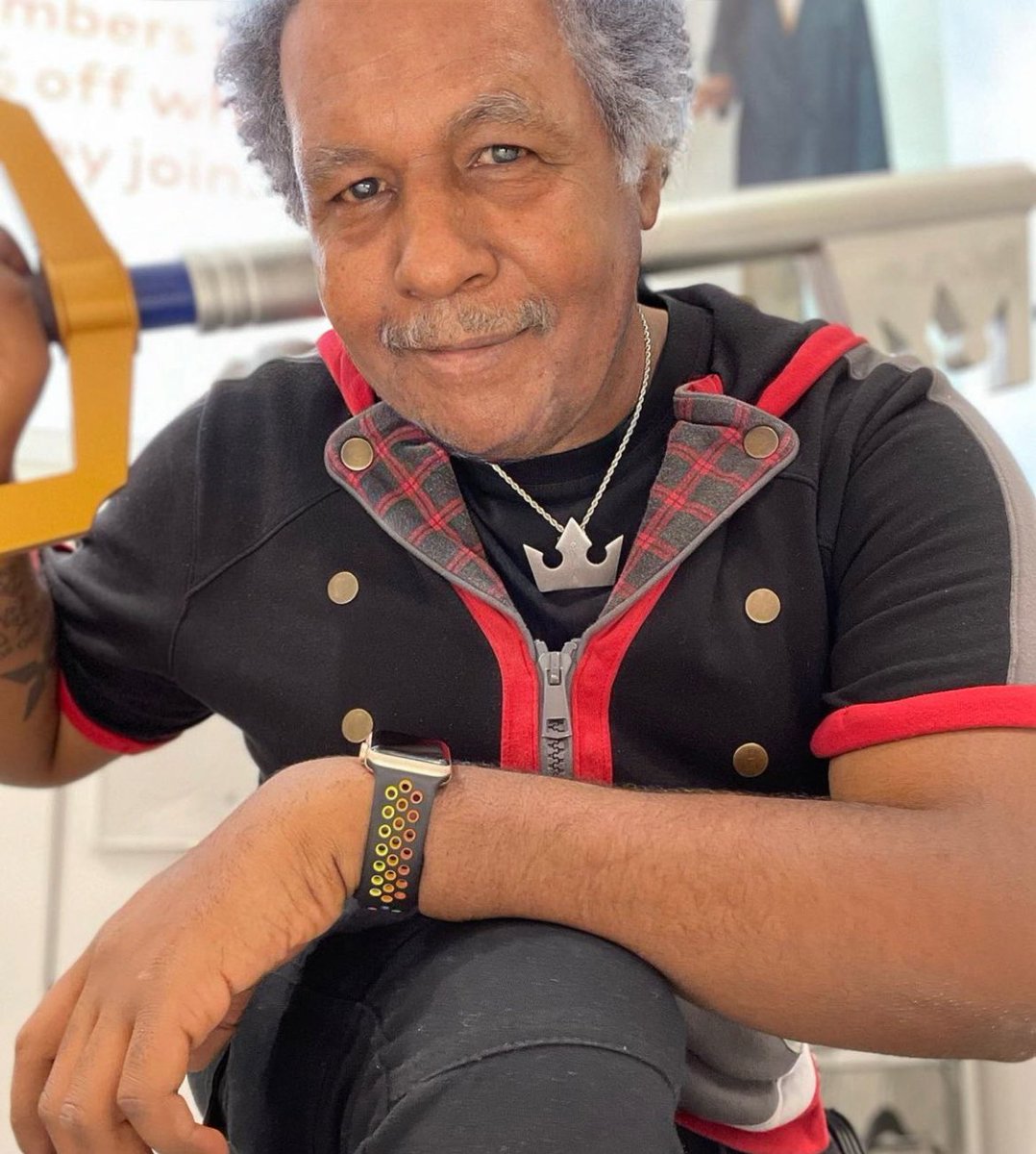 ultamike's tweet photo. My uncle sent me this today 😭 he didn’t even finish kingdom hearts 3 https://t.co/HOXMPArSwK