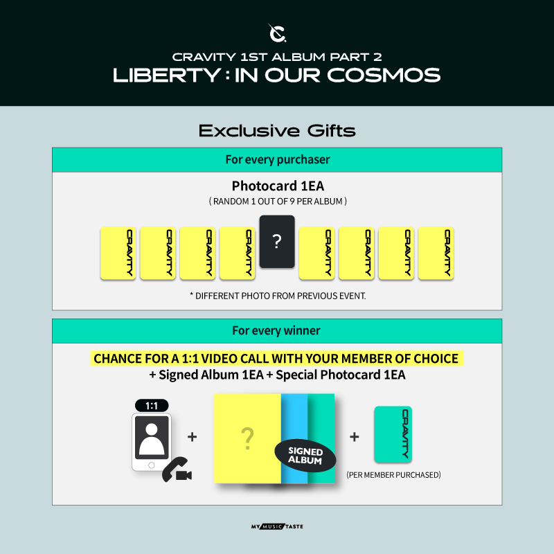 _mmtshop's tweet photo. 📣CRAVITY 1ST ALBUM PART 2 Global Video Call Event -2nd Round is available! 

🗓️Until April 27, 11:59 PM (KST) 
📸MMT exclusive photocard
🎁Winners also get: Special Photocard

Enter via 📲👉https://t.co/XGGp3m5myj

#크래비티 #CRAVITY #CRAVITY_Fansign with #MMTShop https://t.co/QlE4Ncfjqf