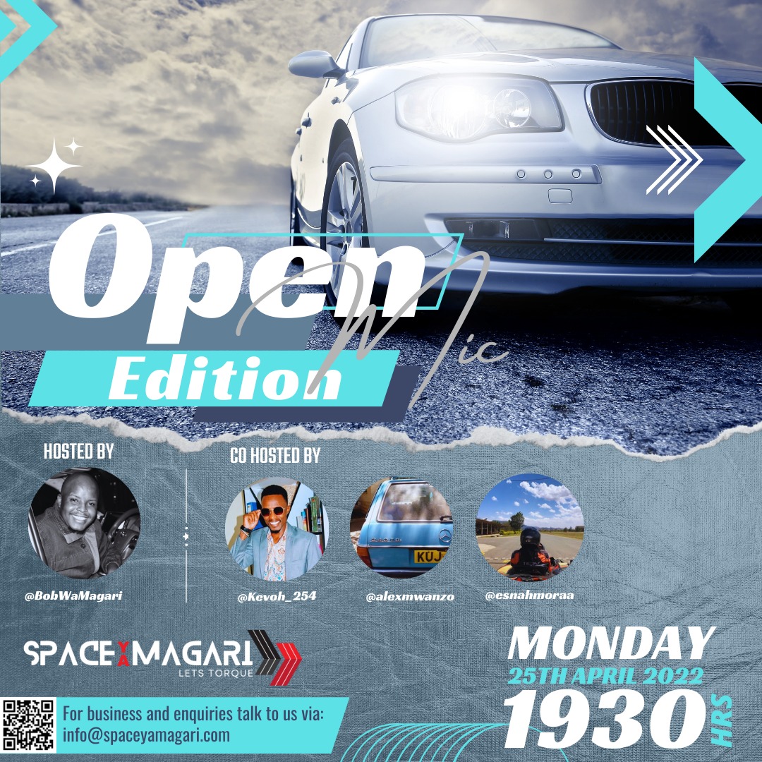 SpaceYaMagari's tweet photo. This Monday Fam 🤗
Tuonane kwa #SpaceYaMagari APRIL OPEN MIC EDITION https://t.co/7Pfv9ZQwZk