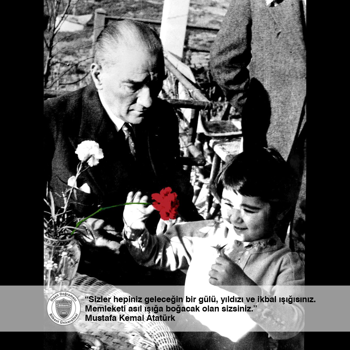 23 Nisan Ulusal Egemenlik ve Çocuk Bayramı hepimize kutlu olsun! 🇹🇷

"Sizler hepiniz geleceğin bir gülü, yıldızı ve ikbal ışığısınız. Memleketi asıl ışığa boğacak olan sizsiniz."
Mustafa Kemal Atatürk

#23Nisan #23nisankutluolsun #çocukbayramı