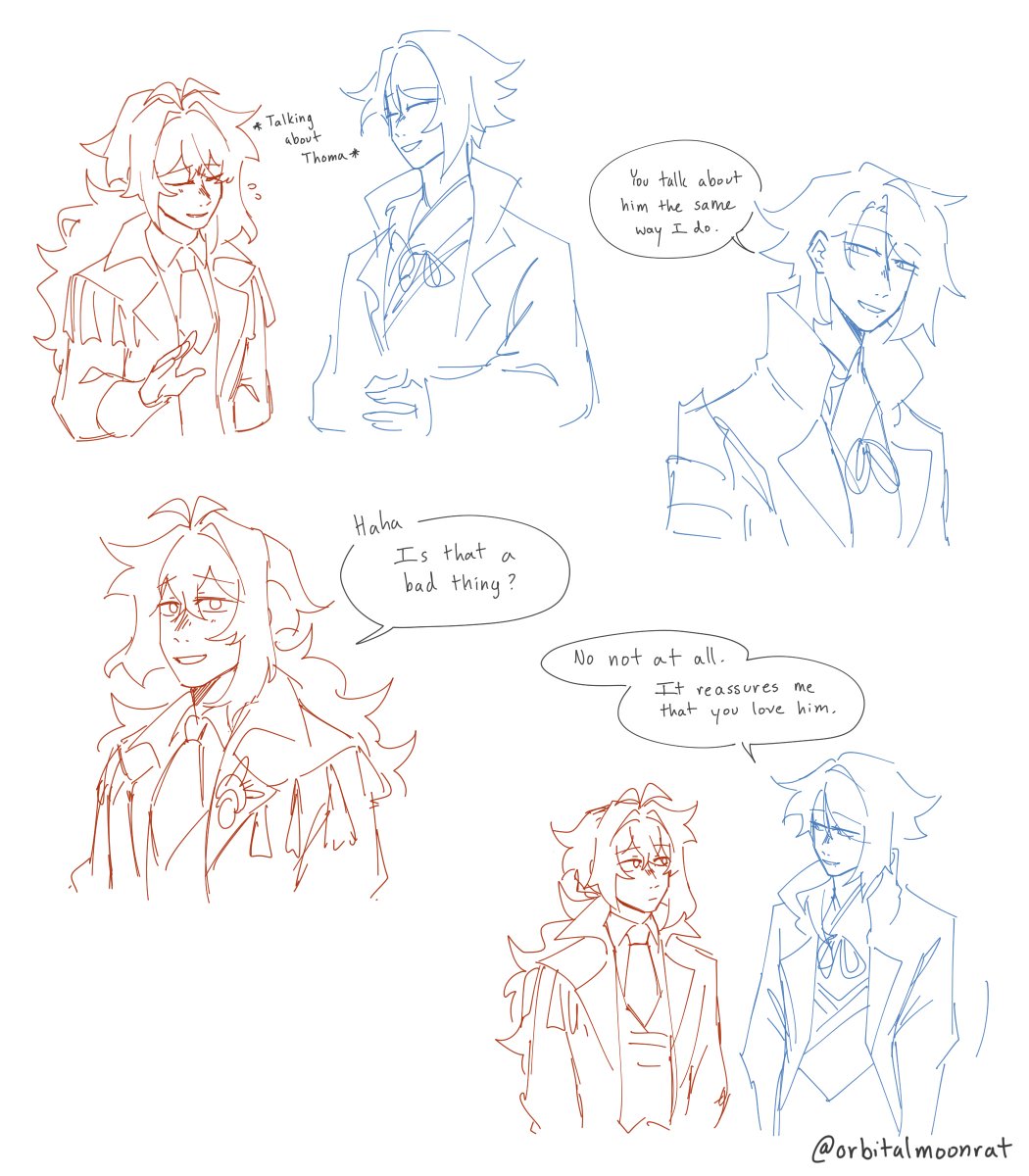 OrbitalMoonRat's tweet photo. Some more dramatic Thomaluc and Thomato
Ahgksjdksh I promise I like Thomato too, I just like it differently than most others might https://t.co/ib7RCShNtj