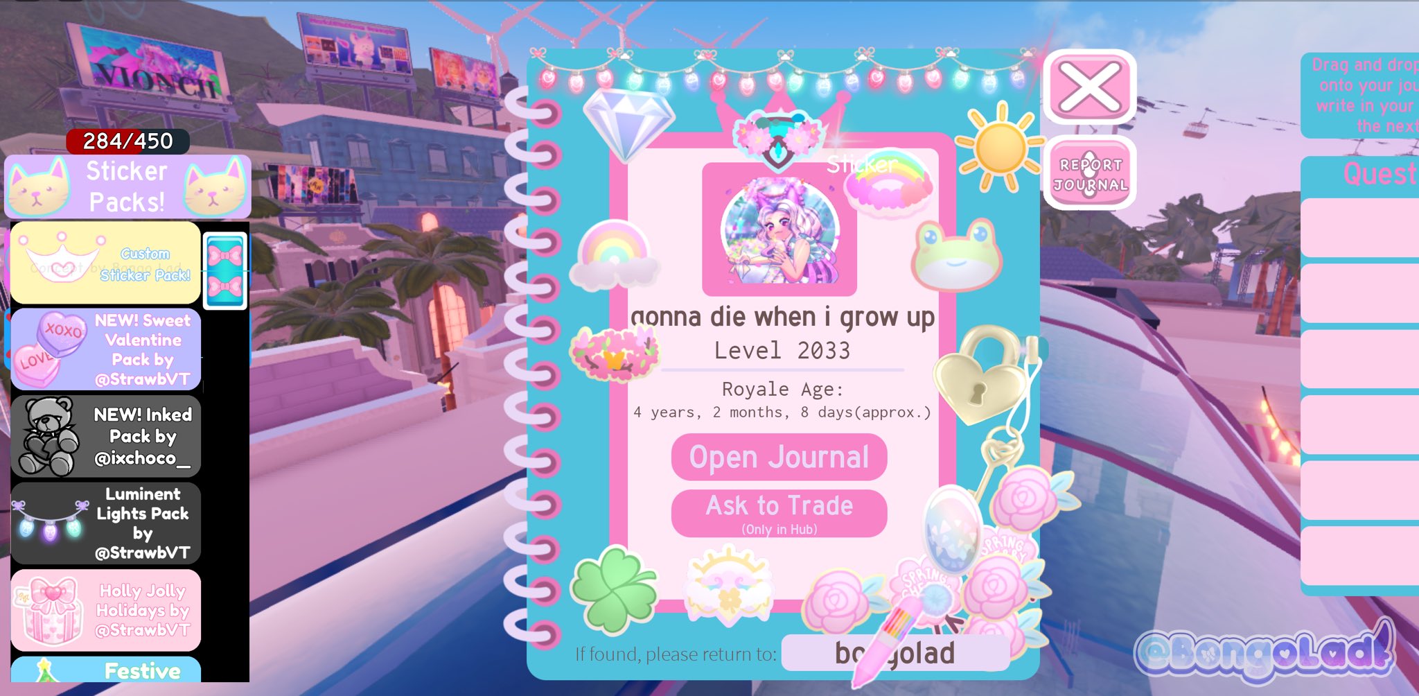 HOW* To Add Your Own PICTURE To The New Royale High Journal // How