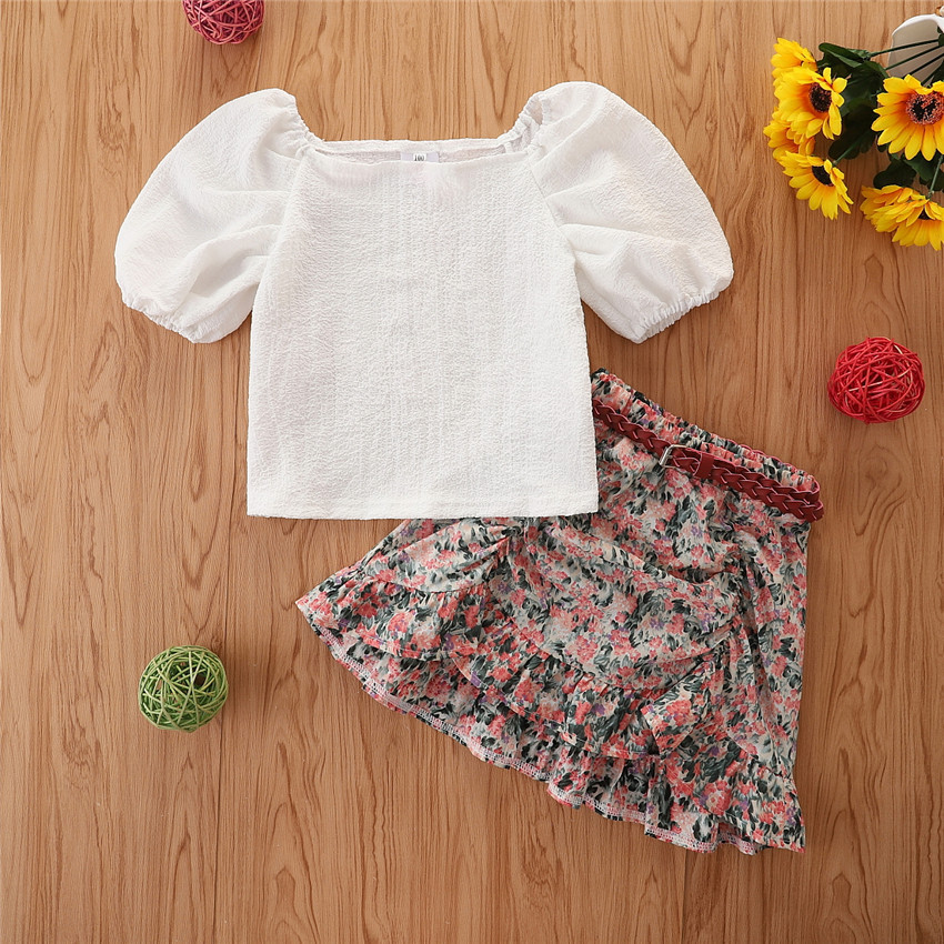 Wholesale Boutique Girls Clothing Puff Sleeve Top Floral Skirt Two Piece Girls Suit
luluclothes.com/products/whole…