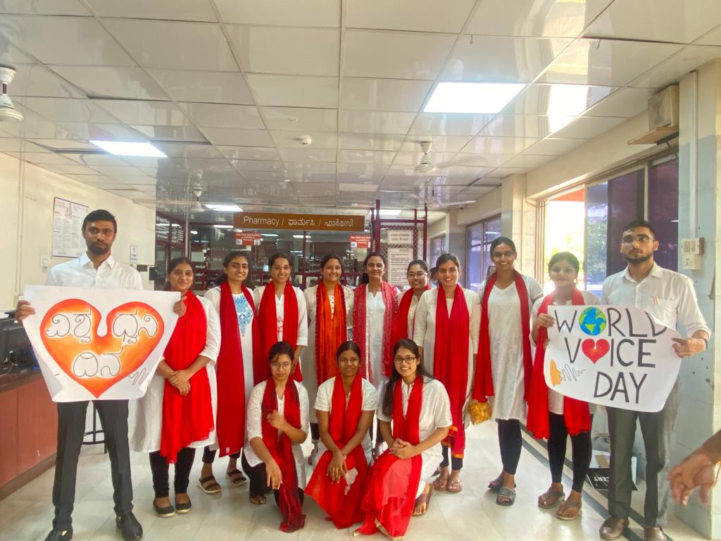 ASLPKMCMLR's tweet photo. We celebrated World Voice day by organizing a street play to create awareness on voice disorders. Spl thanks to our PG students for the same @KMC_Mangalore @MAHE_Manipal @ManipalHealth @DrBUnnikrishnan @DrBReshmi1 @VenkatarajaA @BellurRajashek2 https://t.co/NxZLuqOaUe
