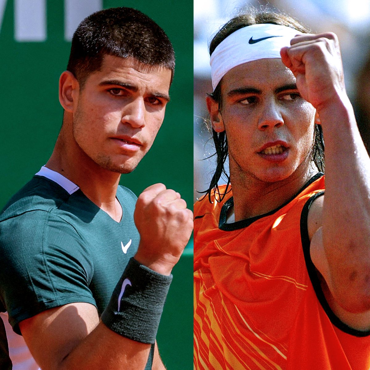 ATP Tour en Español (@atptour_es) on Twitter photo IMPRESIONANTE 🤯
Mismo lugar. Mismo día. Dos 🇪🇸 de 18 años.
25 de abril de 2005 - <a href="/RafaelNadal/">Rafa Nadal</a> irrumpe en el Top 10 tras conquistar Barcelona
25 de abril de 2022 - @alcarazcarlos03 irrumpe en el Top 10 tras Barcelona IMPRESIONANTE 🤯
Mismo lugar. Mismo día. Dos 🇪🇸 de 18 años.
25 de abril de 2005 - <a href="/RafaelNadal/">Rafa Nadal</a> irrumpe en el Top 10 tras conquistar Barcelona
25 de abril de 2022 - @alcarazcarlos03 irrumpe en el Top 10 tras Barcelona