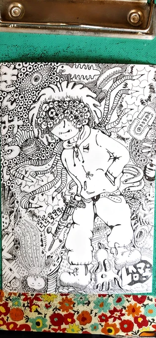 No.770
ドレッドボウイ、未來銃ビビビ、触手、レトロマニア、WSBP、きんみらち、
#絵描きさんと繫がりたい #私の絵柄が性癖に刺さる人に届いてほしい #ペン画 #私の絵柄が好みって人にフォローされたい #illustration 