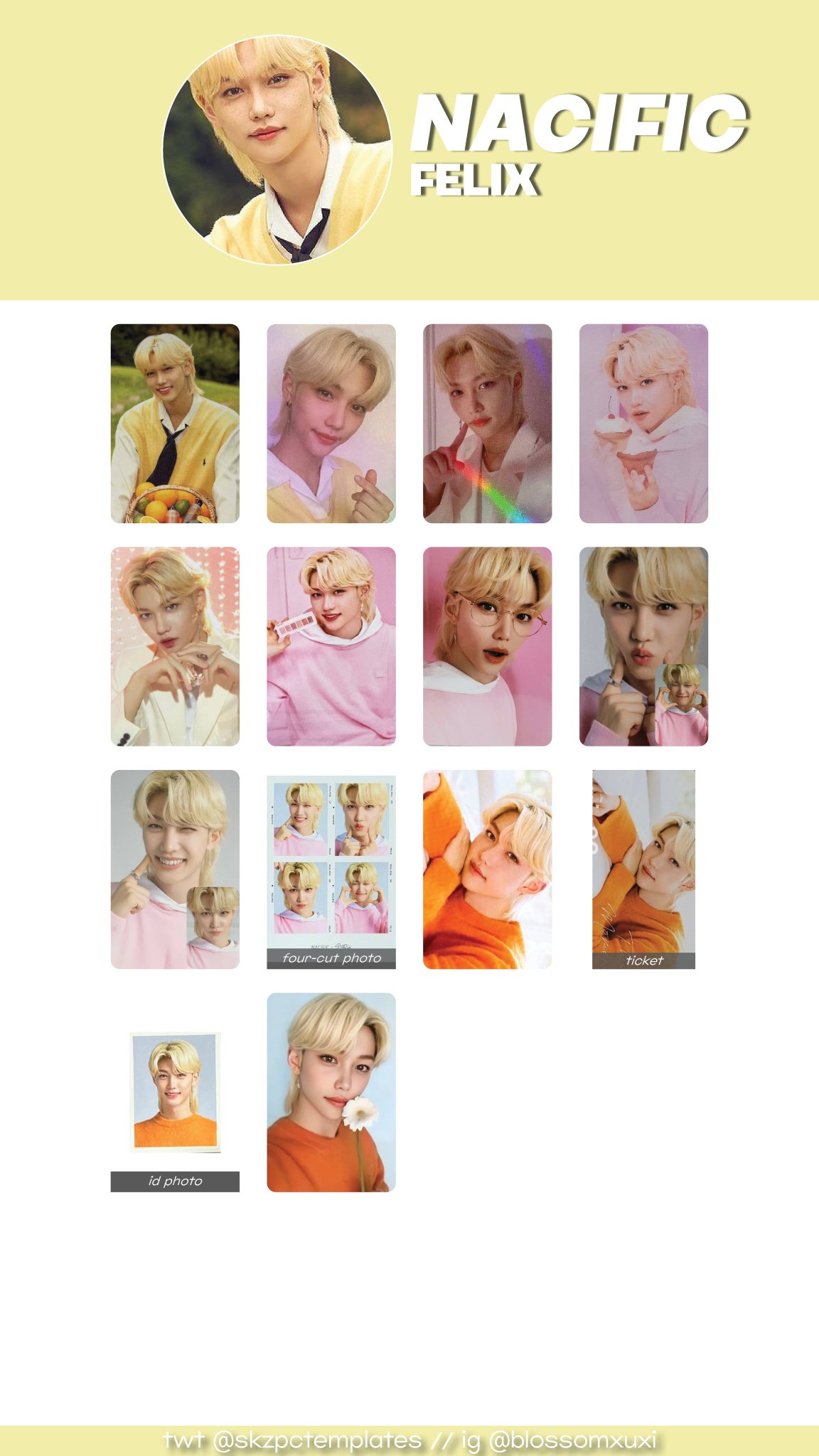 stray kids pc templates ♡ on Twitter "stray kids felix nacific