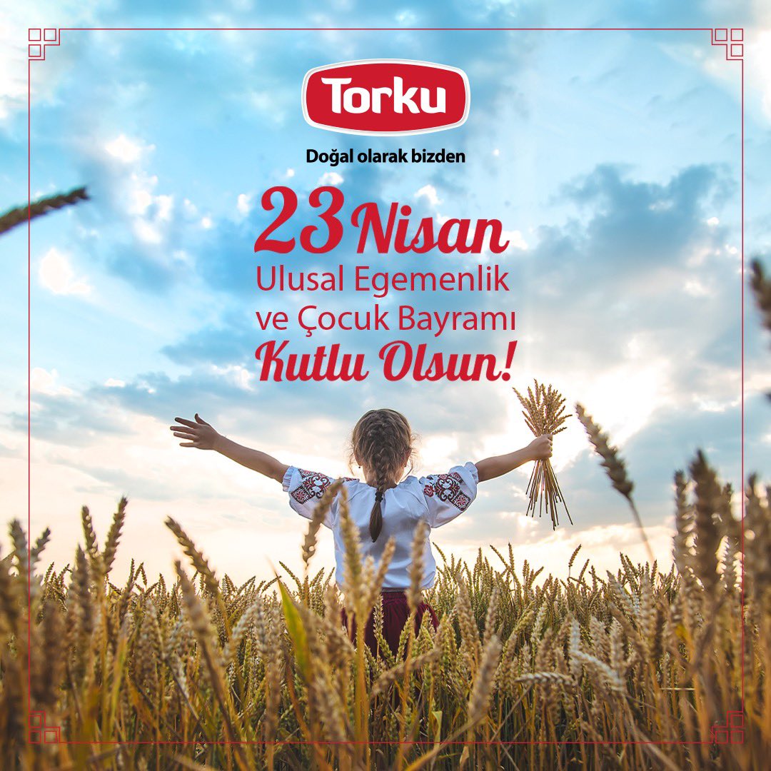 Tüm çocuklarımızın #23Nisan Ulusal Egemenlik ve Çocuk Bayramı’nı kutluyor; geleceğimizin teminatı olan çocuklarımıza bu bayramı armağan eden Ulu Önder Mustafa Kemal Atatürk’ü saygı, sevgi ve minnetle anıyoruz.