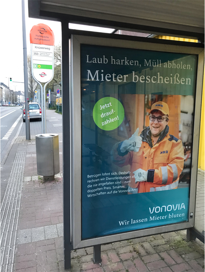eg__bo's tweet photo. Huch, diese Werbekampagnen werden aber auch immer ehrlicher 👀
Bis später bei der Demo ;)
#NoVonovia #bo2304 https://t.co/ogfRmF2w04