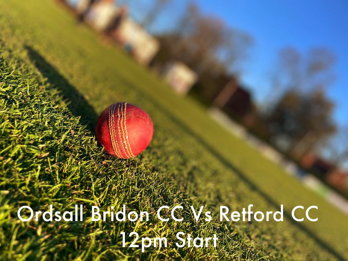 Ordsall Bridon CC (@ordsallbridoncc) on Twitter photo Todays fixtures in the <a href="/BDCL_official/">Bassetlaw & District Cricket League</a>
π 1st XI
π The Championship
β° 12.00pm
π <a href="/ClubRetford/">Retford Cricket Club</a>
π Ordsall
π€ The Brick And Tile Inn
π 2nd XI
π Division 2
β° 1.00pm
π <a href="/ThoresbyParkCC/">Thoresby Park CC</a>
π Thoresby Park
π€ Platinum Designer Wear
Good luck to all involved π Todays fixtures in the <a href="/BDCL_official/">Bassetlaw & District Cricket League</a>
π 1st XI
π The Championship
β° 12.00pm
π <a href="/ClubRetford/">Retford Cricket Club</a>
π Ordsall
π€ The Brick And Tile Inn
π 2nd XI
π Division 2
β° 1.00pm
π <a href="/ThoresbyParkCC/">Thoresby Park CC</a>
π Thoresby Park
π€ Platinum Designer Wear
Good luck to all involved π