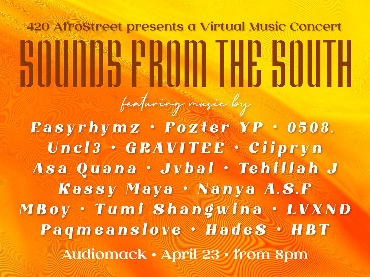 wavvgod's tweet photo. Good Morning Wavforms.
Here's to officially invite everyone to the world's first ever AUDIOMACK LIVE EVENT...
🌴 https://t.co/2DE3gqUsFS