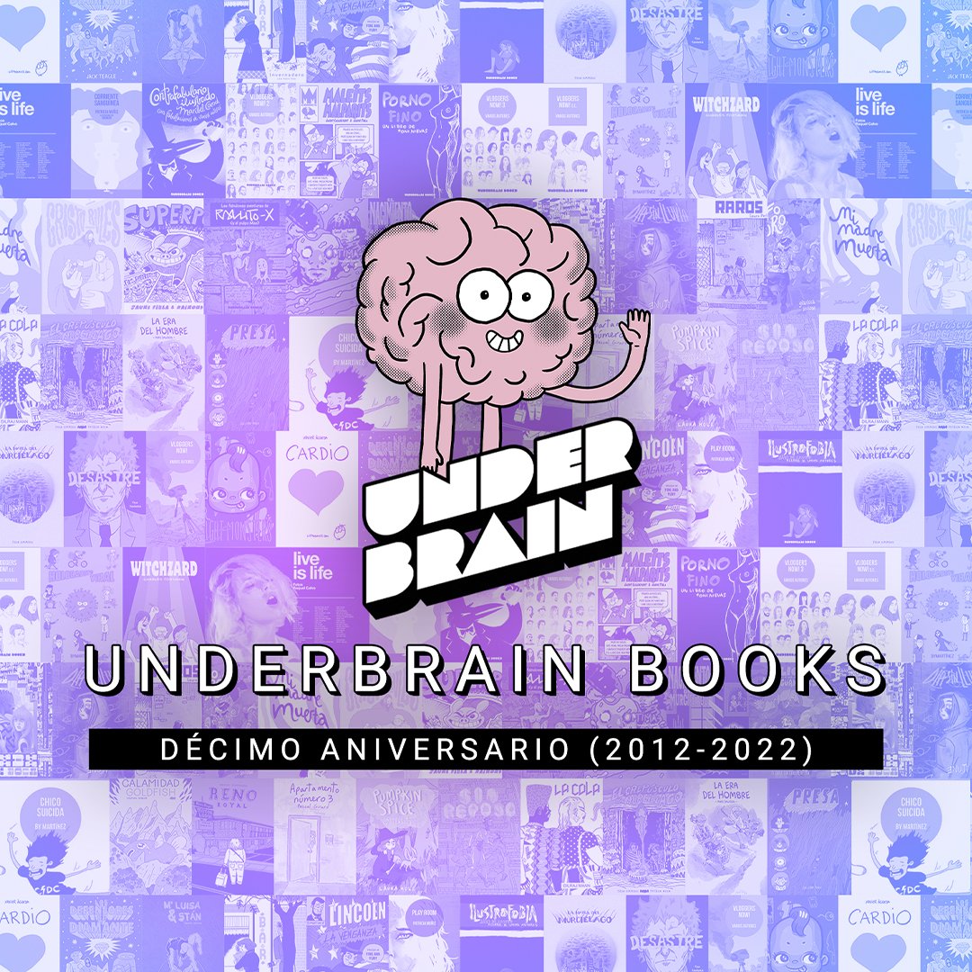 underbrain's tweet photo. ¡Hoy #UnderbrainBooks cumple 10 años! Lo celebramos con un repaso con un poco de historia, con imágenes inéditas y publicación gratuita con nuevas historias de #ChicoSuicida y #CorrienteSanguínea
Todo en https://t.co/tg5eGrwMM8
¡Feliz #SantJordi2022! #UnderbrainBooks10 https://t.co/DSJZiLHeh5