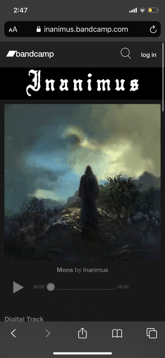inanimusband's tweet photo. Greetings from Mount Corvus,
Our first official single, Mons, can now be streamed from our Bandcamp page. link in bio. π€
#stonermetal #doommetal #stonerdoom #sludgemetal #localraleigh #raleighnc #raleighmetal #inanimus #musicrelease #darkart #weedian #metalradio https://t.co/0LVVv2fTZ3