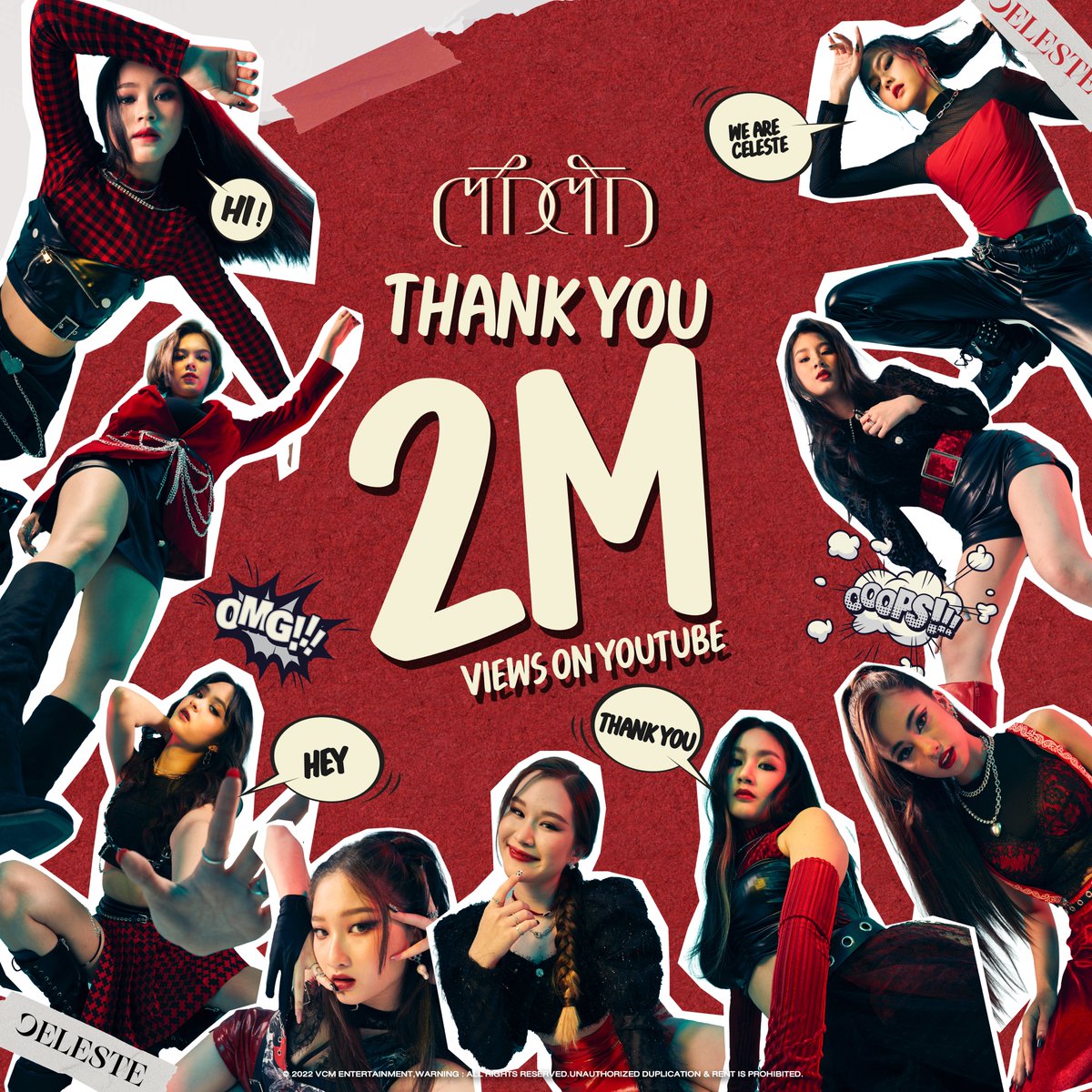 celeste_th_'s tweet photo. Thank you for 2,000,000 views on Youtube

ขอบคุณ Stella ทุกคนที่คอยซัพพอร์ตพวกเรา Celeste นะคะ ❤️

#ตึกตักCeleste
#Celeste_th
#VCMentertainment https://t.co/Ztdou1Ikg4