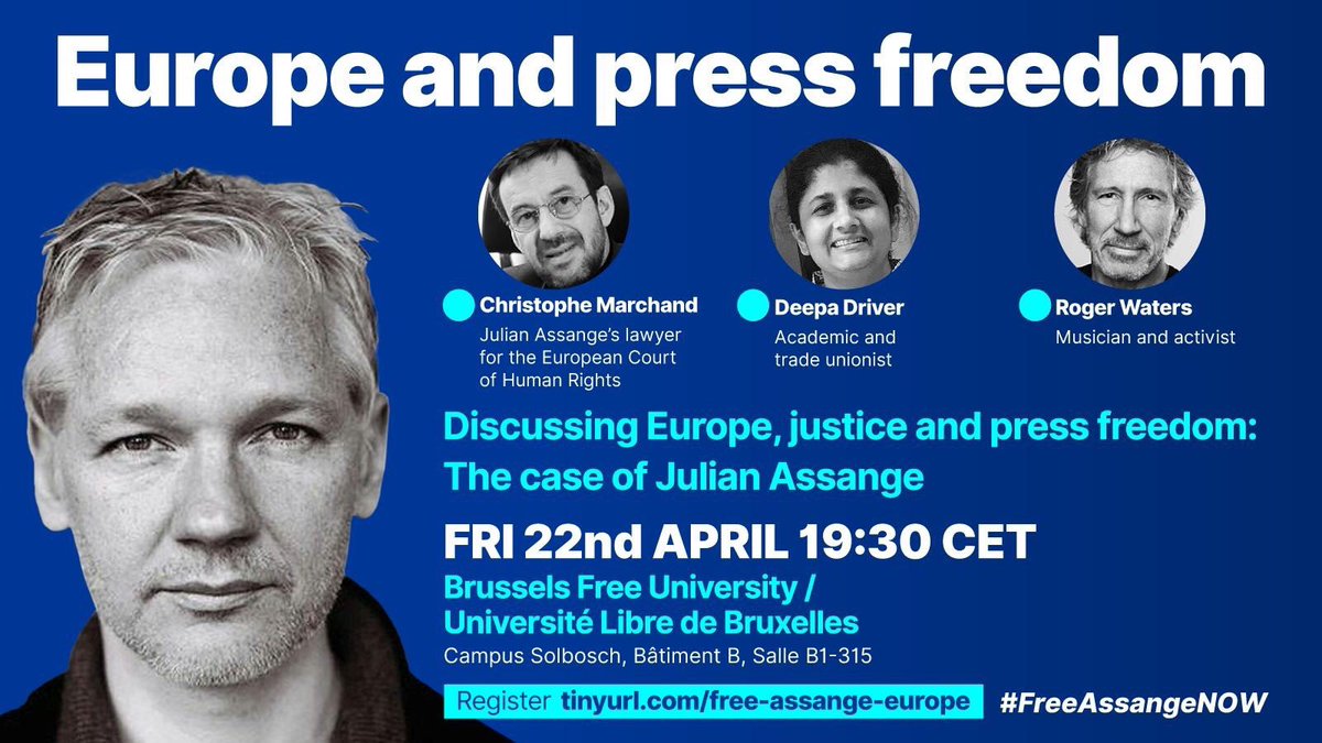 donapatri's tweet photo. OGGI DIRETTA DA #Bruxelles 14.00h #23aprile #23April 👇

https://t.co/Y118CXRvO2

Concerto/Rally dell'UE per Free Assange
per aiutare #FreeAssange e per chiarire che #JournalimsIsNotACrime
#Assange
#DontExtraditeAssange 
#stopTorture
#HumanRights
#DropTheCharges
#Stand4Truth https://t.co/rTtxXhmbAJ