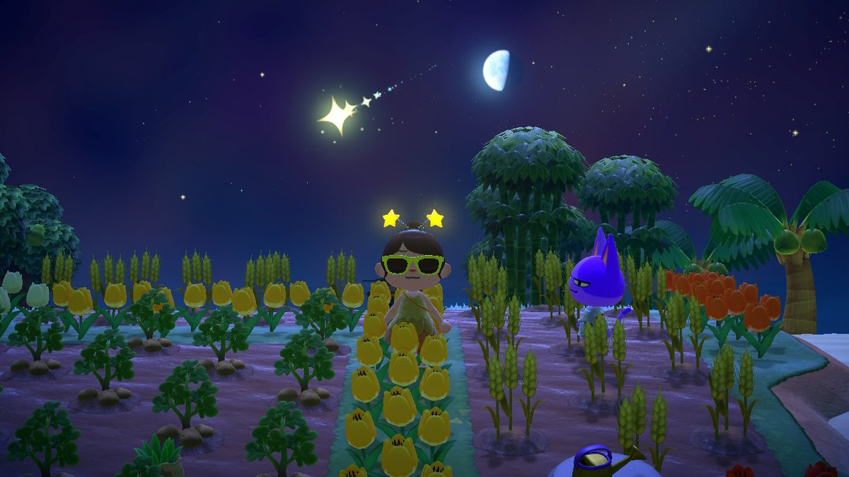 jendewph's tweet photo. #BobACNH Smellin flowers as i snag some #ShootingStarFrags a 'Throwback' at my #OutdoorKitchen before i cut into the land above #Terriform #OOTD #Faerie #StarPochette #ShootingStar #MushroomLamp #AnimalCrossing #ACNH #NintendoSwitch #GoldenWateringCan #SuspiciousCauldron #Gyroid https://t.co/RJyVoYYNt7