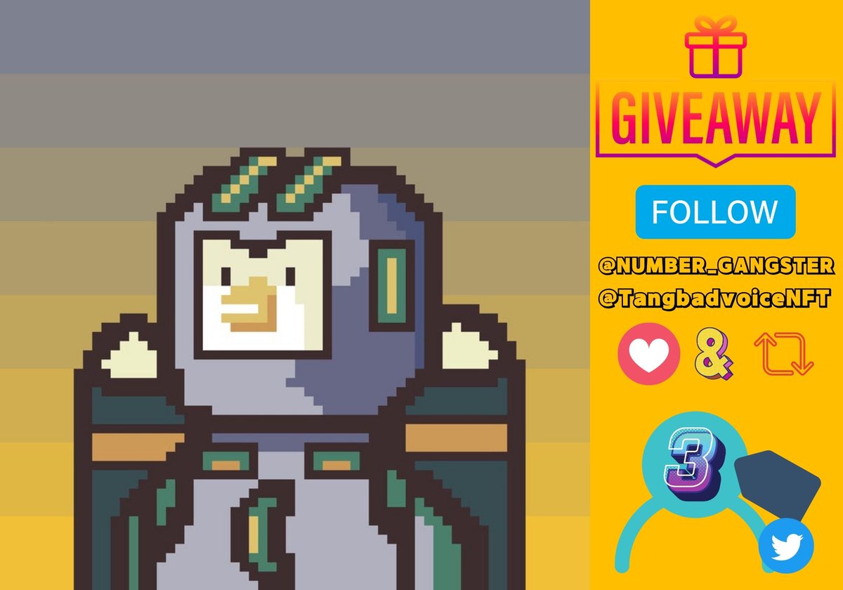 NUMBER_GANGSTER's tweet image. Giving Away   Pixel Near 1 CARD
💠Follow 
@NUMBER_GANGSTER
 &amp;amp; 
@TangbadvoiceNFT 
💠Like &amp;amp; RT 
💠TAG 3 gangster friends
Ends in 48 hrs . .
@ParasHQ 
#NFTTHAILAND #NEARProtocol #NEARnft #NEARverse