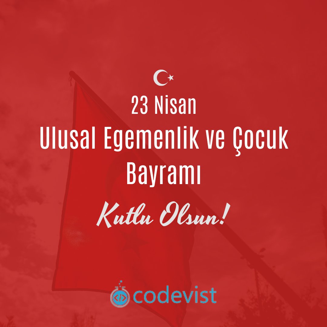 codevist's tweet photo. 23 Nisan Ulusal Egemenlik ve Çocuk Bayramımız Kutlu Olsun 🎈🎈

#23NisanKutluOlsun #23nisan https://t.co/1N8KVHpisg