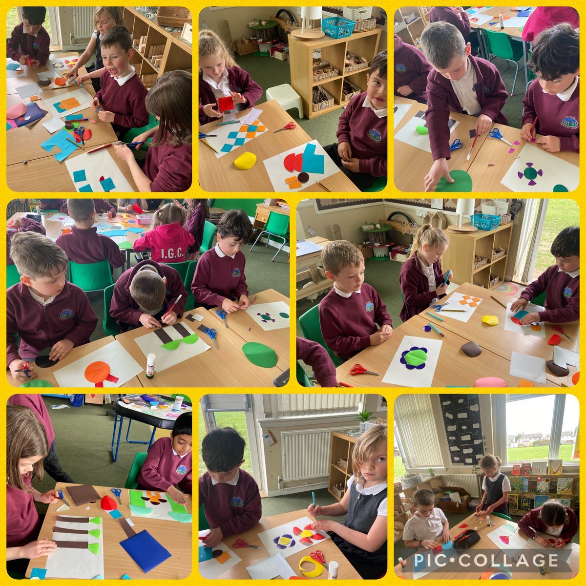 MissGraham_DP's tweet image. Fraction art in P2/3 @DrakiesPS What a fun activity! 😊👍 #activemaths #mathsandart #funfractions