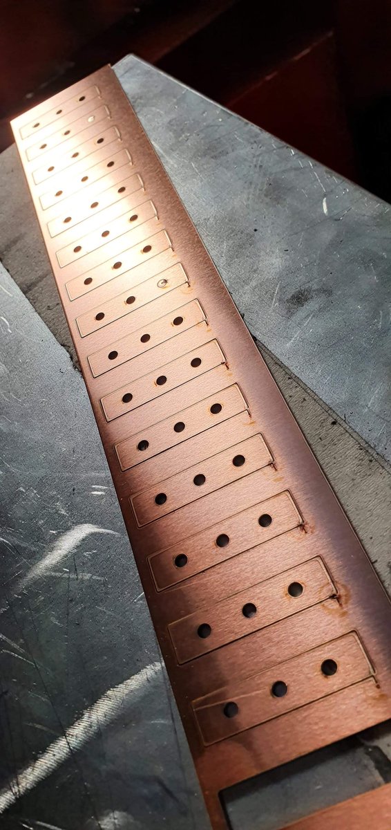 Lots of diffrent parts going through the laser this week. Our investment in the latest software making sure we get the maximum usage out of the sheet. #investment #lasercutting #sheetmetal #ukmanufacturing