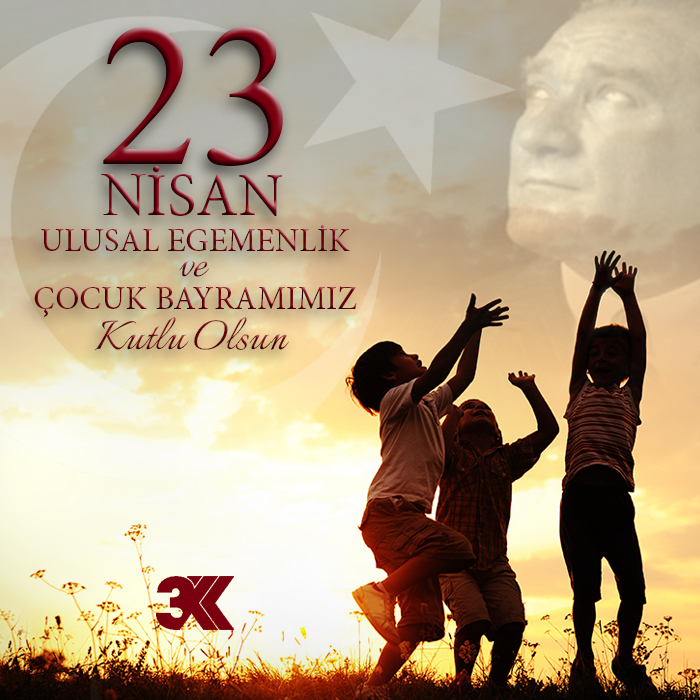 Türkiye Büyük Millet Meclisi'mizin kuruluşunun 102. yıl dönümü olan 23 Nisan Ulusal Egemenlik ve Çocuk Bayramınız Kutlu Olsun.
#23NisanUlusalEgemenlikveCocukBayramı 
#üçkardeşlertekstil