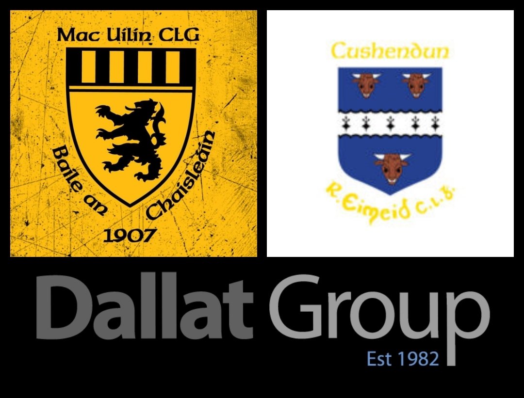 McQuillanGAC's tweet photo. This Sunday at Páirc MacUilín sees our Senior Hurlers take to the field for the first home game of the league against newly promoted Robert Emmet's Cushendun 

This fixture is sponsored by @dallatgroup - big thanks for the support!

4pm

MacUilín v Robert Emmet's

Ádh mór 🖤💛 https://t.co/OKCrm3MMI3