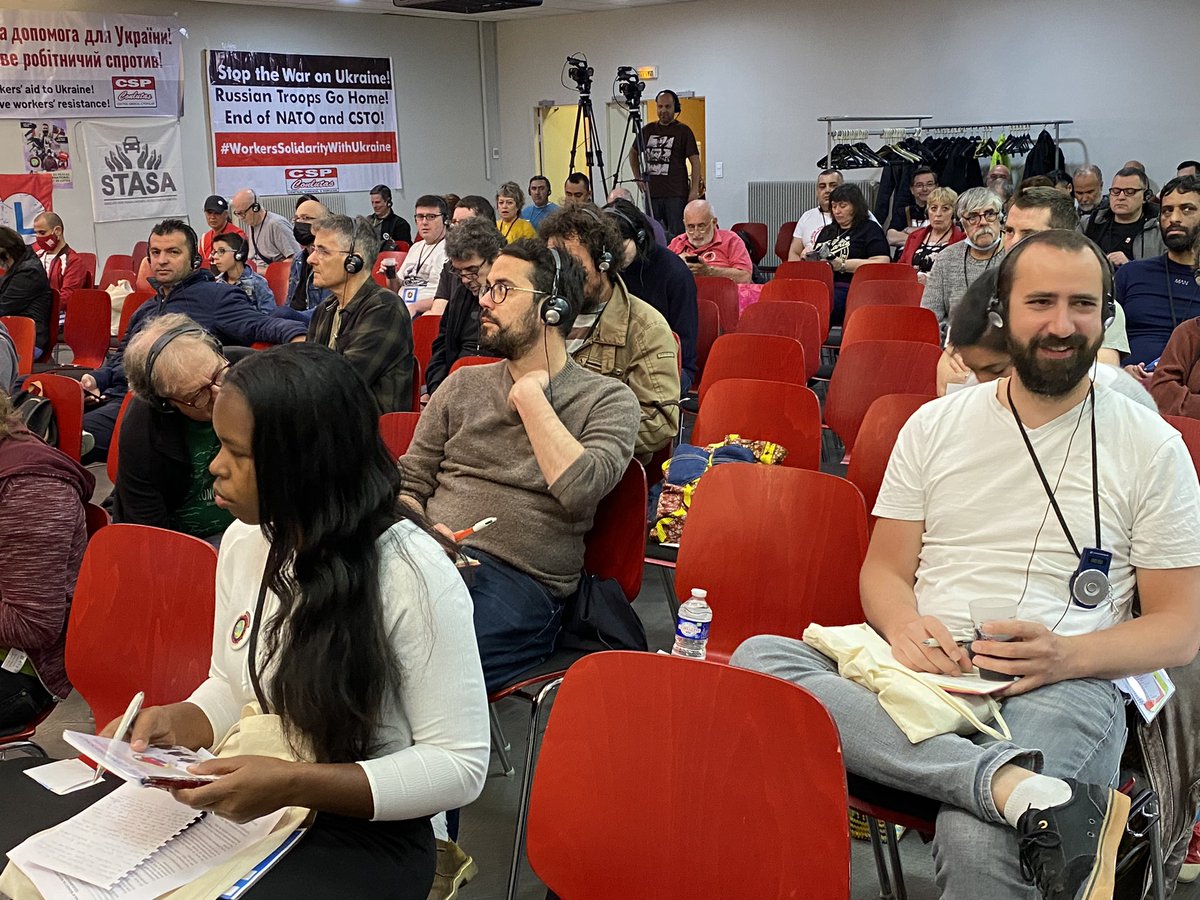 CGT's tweet photo. La tercera jornada de debate y reflexión del IV Encuentro de la @ILabourNSS #RSISL en directo, en @rojoynegrotv de la #CGT. 

#Internacionalismo #RedSindical #ILNSS 

🎥 https://t.co/w5rRuU5HNJ https://t.co/vAyavoBCl9