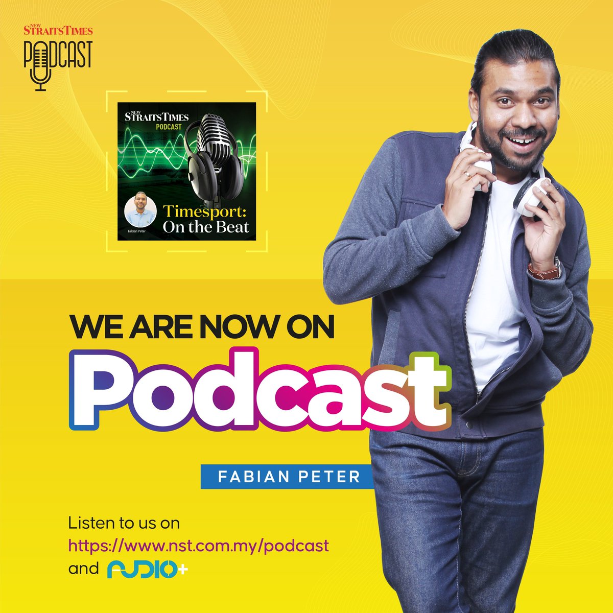 NST_Online's tweet photo. Catch some behind the scene stories & views on various sports topics on Timesport: On the Beat. Tune in with Fabian on https://t.co/7CxfXJfYjz or Audio+.
#NSTPodcast #TimeSportOnTheBeat https://t.co/MTQftUdEPk