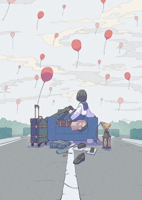 「suitcase」 illustration images(Latest)｜13pages