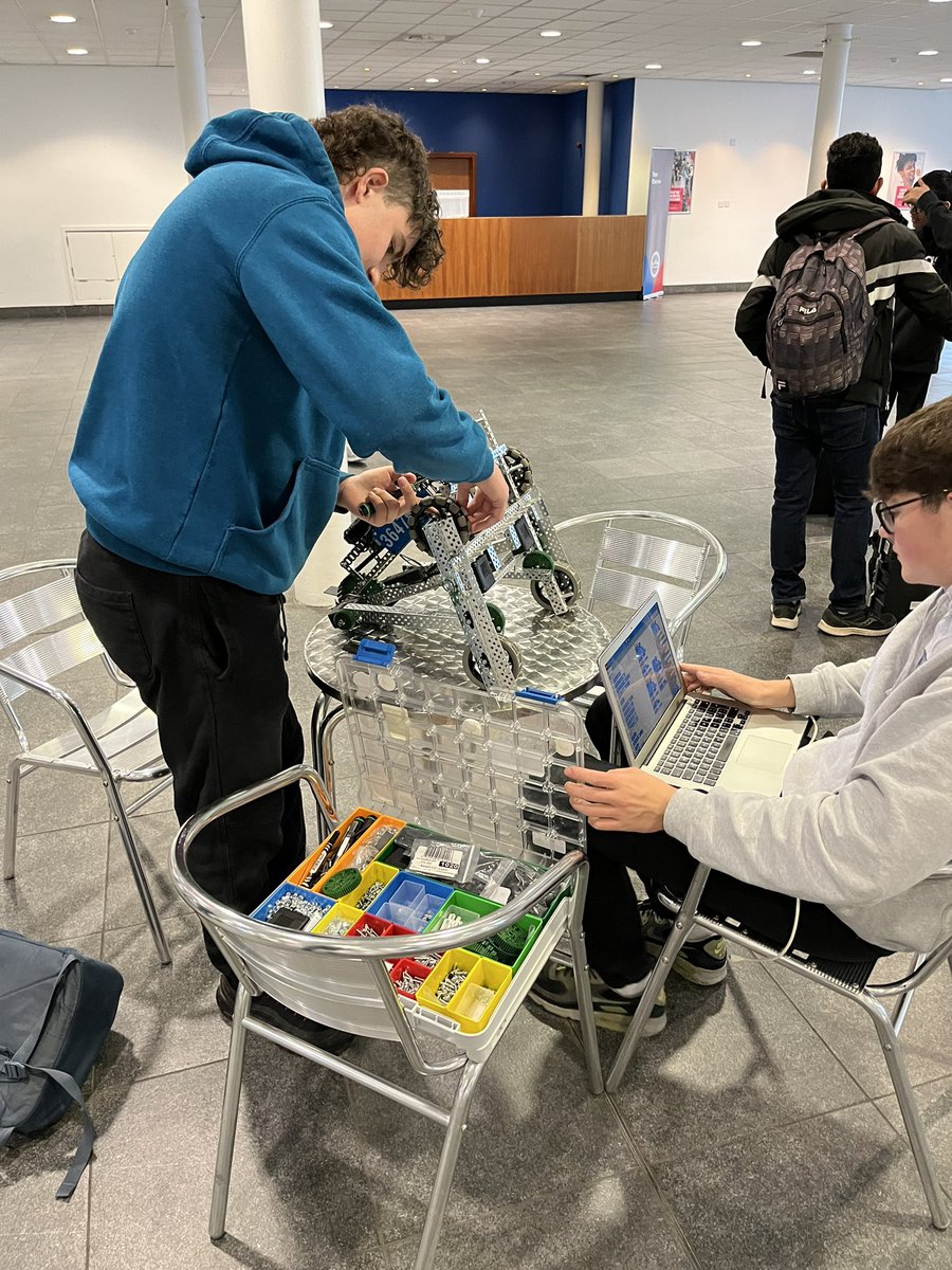 Robo Kai teams are getting ready for day 2 of <a href="/VEXRoboticsUK/">VEX Robotics UK</a> nationals in Telford. Yesterday was awesome! Looking forward to more of the same today! <a href="/NRGSComputing/">RGS Newcastle Computing</a>   <a href="/RGSNewcastle/">RGS Newcastle</a> <a href="/GirlPoweredUK/">Girl Powered UK</a>